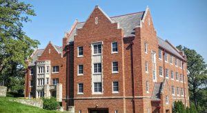 Exterior of Delzell Hall