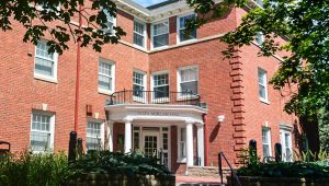 Front entrance of Morgan Hall