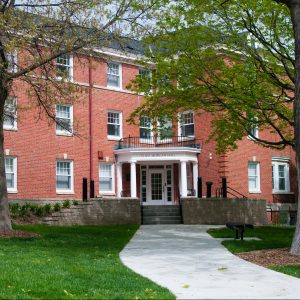 Front Entrance of Morgan Hall