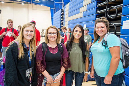 Group of students in the AWAC