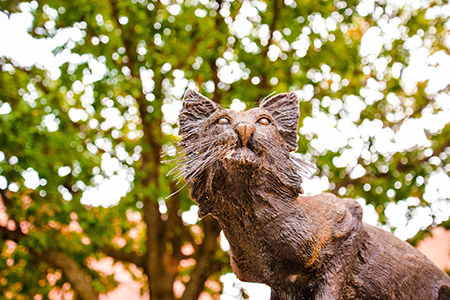 bobcat statue