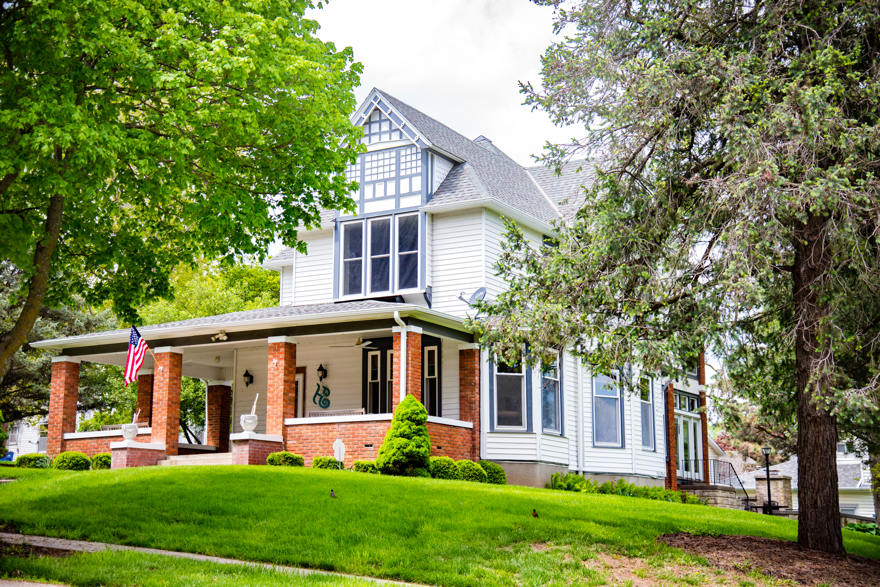 Another view of the 总统的房子.